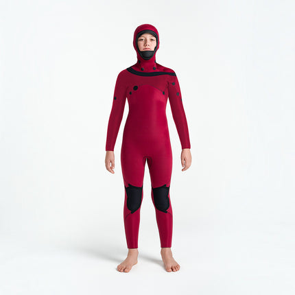 C-Skins NuWave Session 5/4/3 Junior GBS Front Zip Hooded Steamer