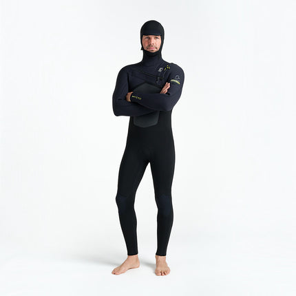 C-Skins NuWave ReWired 6/5 Men GBS Front Zip Hooded Steamer