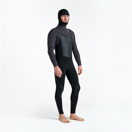C-Skins NuWave Wired 5/4 Men LQS Hooded Steamer