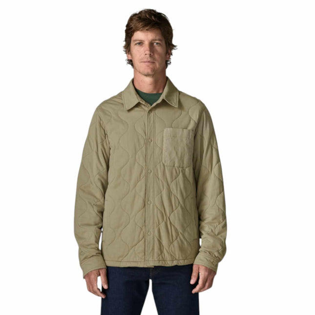 Patagonia Daily Quilted Shirt Jacket Weathered Stone