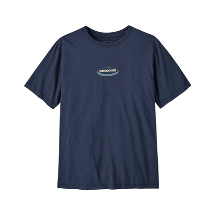 Patagonia M's '95 Oval Logo T-Shirt Blue