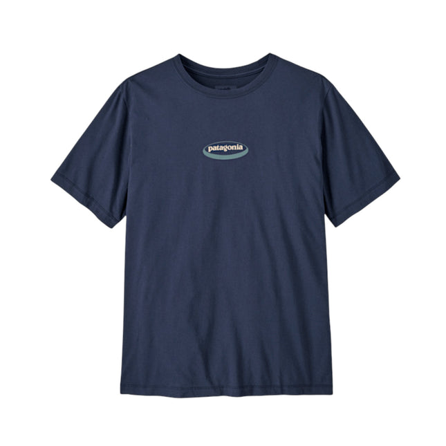 Patagonia M's '95 Oval Logo T-Shirt Blue