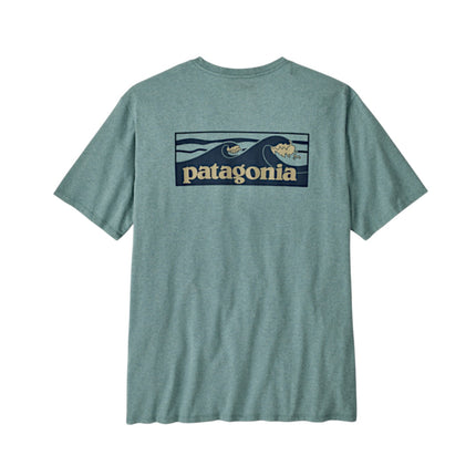 Patagonia M's Boardshort Logo Pocket Responsibili-Tee Blue