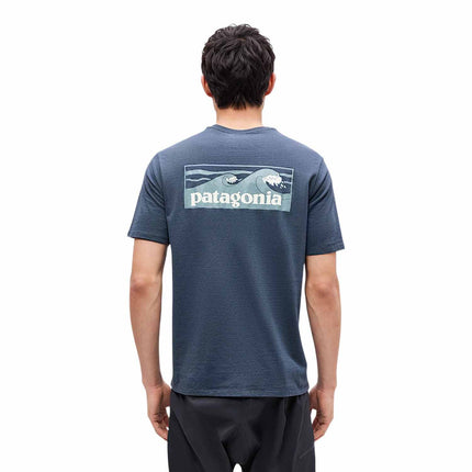 Patagonia M's Boardshort Logo Pocket Responsibili-Tee Summit Blue