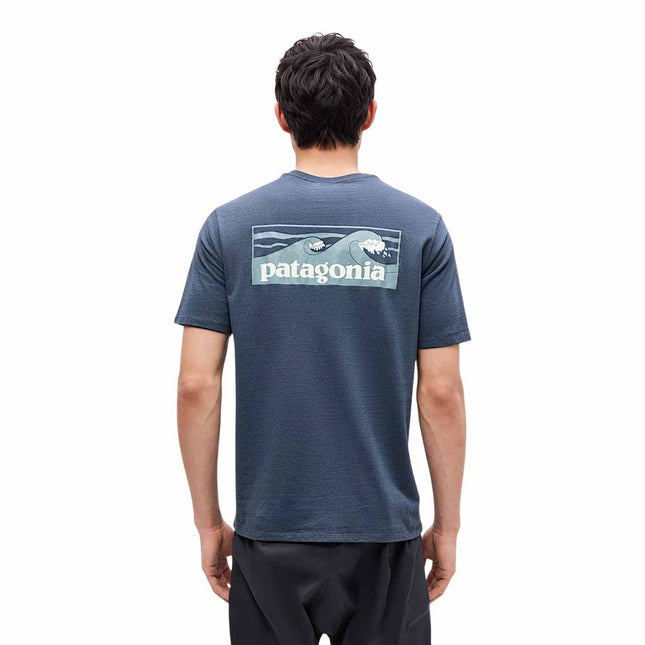 Patagonia M's Boardshort Logo Pocket Responsibili-Tee Summit Blue
