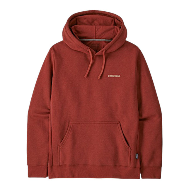 Patagonia M's Boardshort Logo Uprisal Hoody Rusty Red