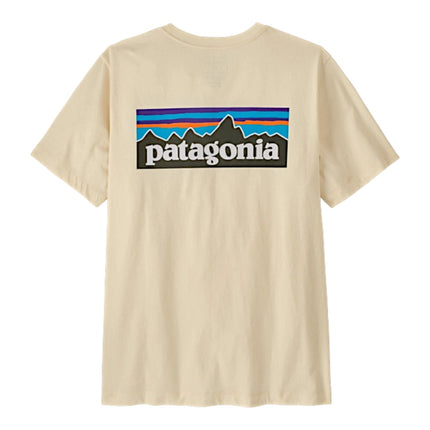 Patagonia M's P-6 Logo T-Shirt Undyed Natural