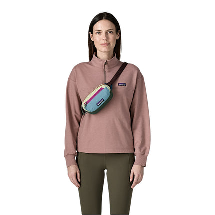 Patagonia Terravia Mini Hip Pack Patchwork Snowmelt Blue