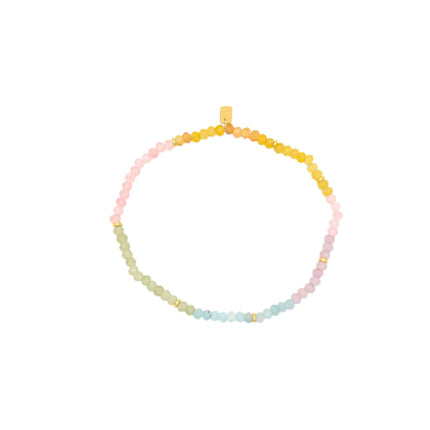 Pura Vida Ombre Rainbow Bead Ankl
