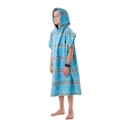 Rip Curl Mixed Hooded Towel Kids Light Aqua