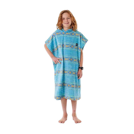 Rip Curl Mixed Hooded Towel Kids Light Aqua