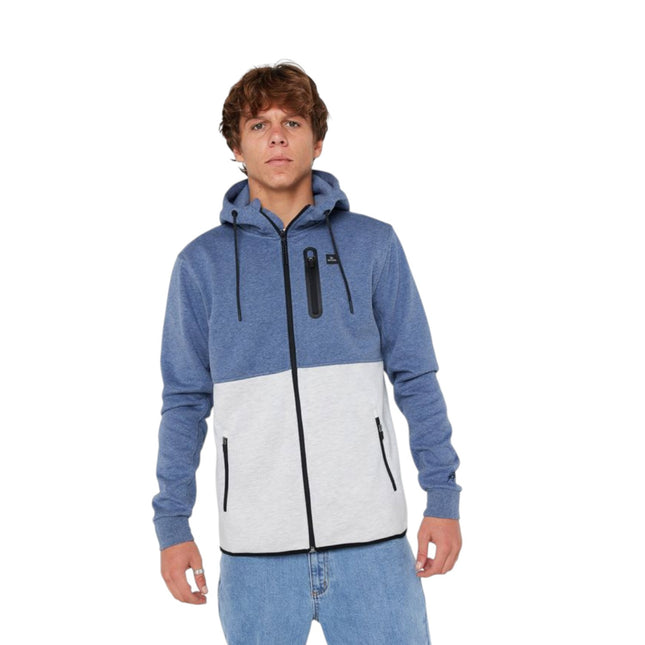 Rip Curl Anti Series Departed Zip Thr Navy/Grey