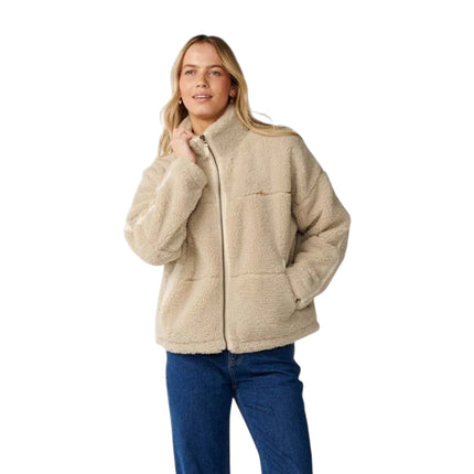 Rip Curl Cala Nights Sherpa Jacket Natural