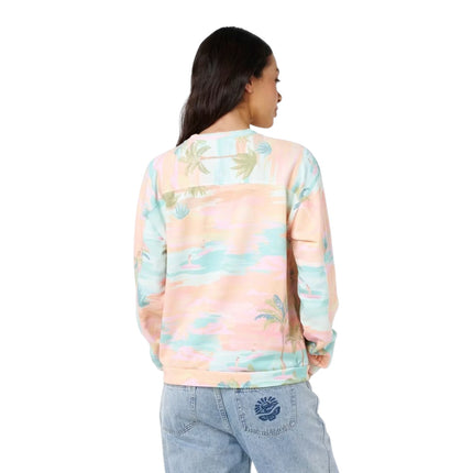 Rip Curl Catalina Island Relaxed Crew Peach