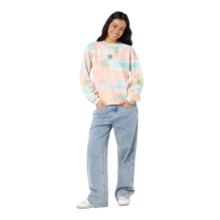 Rip Curl Catalina Island Relaxed Crew Peach