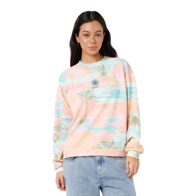 Rip Curl Catalina Island Relaxed Crew Peach