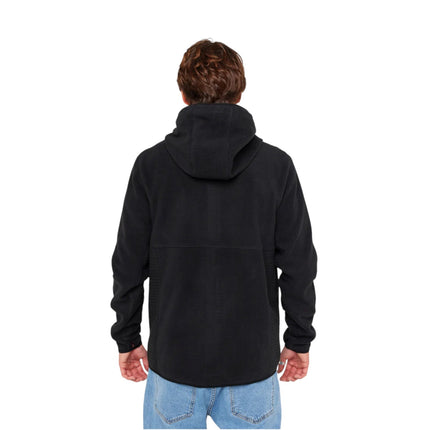 Rip Curl Departed Polar Fleece Zip Thru Black