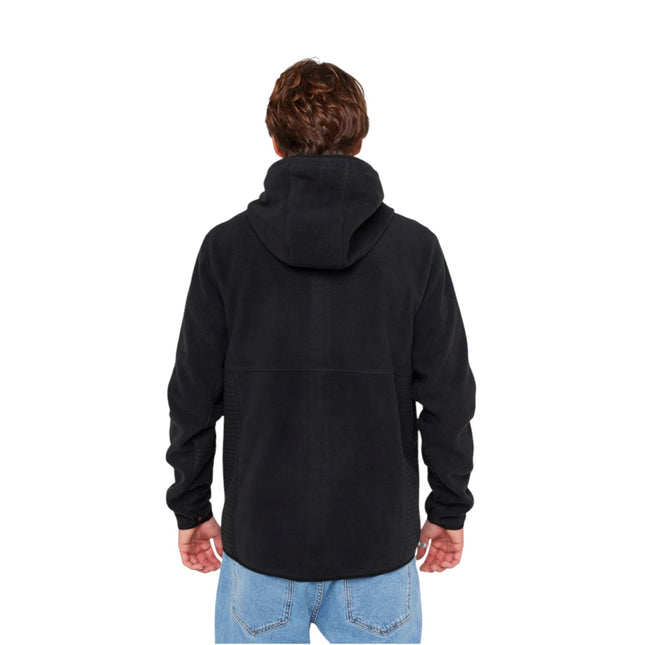 Rip Curl Departed Polar Fleece Zip Thru Black
