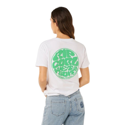 Rip Curl Icons Of Surf Relaxed Tee Optical White