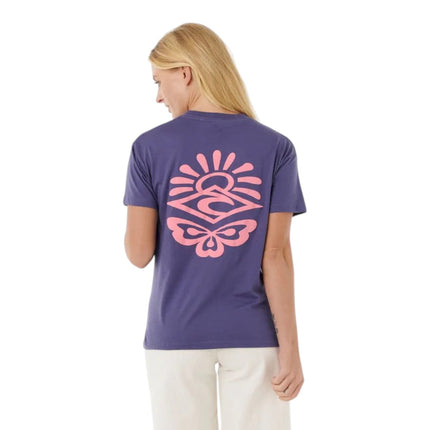 Rip Curl Icons Of Surf Relaxed Tee Purple
