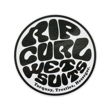 Rip Curl Logo Stickers White