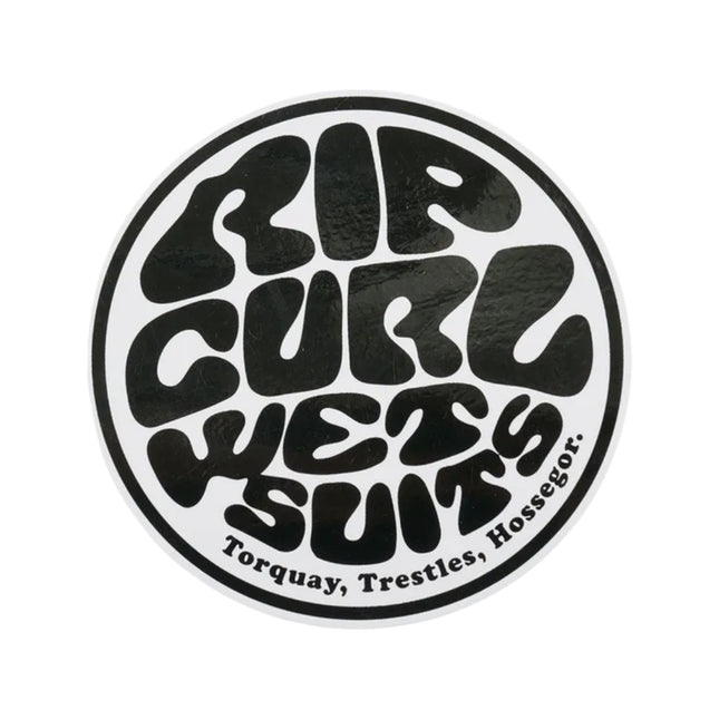 Rip Curl Logo Stickers White