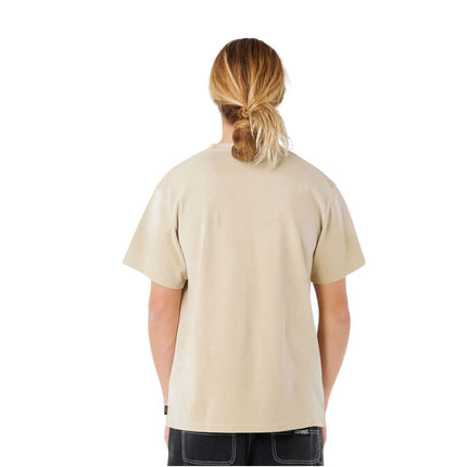 Rip Curl Medina Distresed Tee Khaki Sand