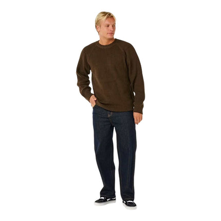 Rip Curl Premium Surf Knit Crew Coffee