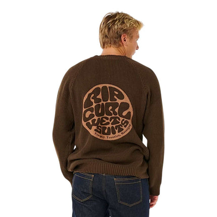 Rip Curl Premium Surf Knit Crew Coffee