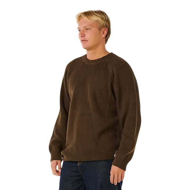 Rip Curl Premium Surf Knit Crew Coffee