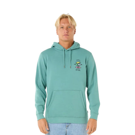 Rip Curl Search Icon Hoodie Green Mist