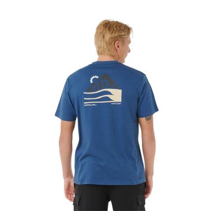 Rip Curl Vaporcool Search Range Tee Light Navy