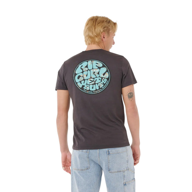 Rip Curl Wettie Passage Icon Tee Phantom