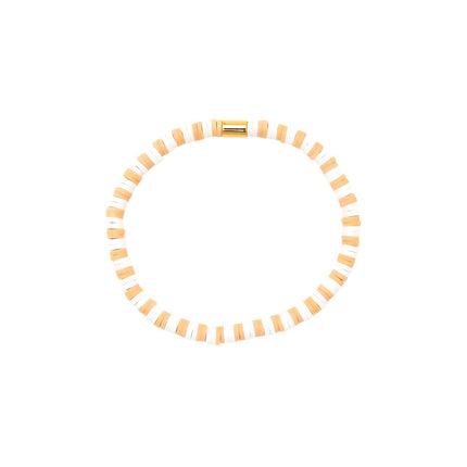 Pura Vida Seascape Vinyl Disc Stretch Bracelet