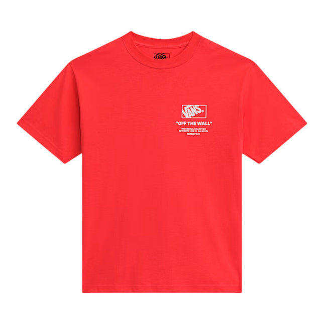 Vans Stacked Hi Tee Red