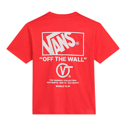 Vans Stacked Hi Tee Red