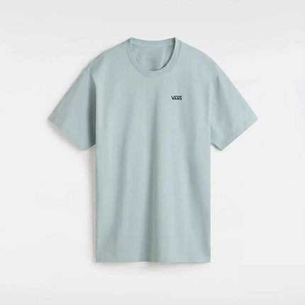 Vans Left Chest Logo Tee Em Gray Mist