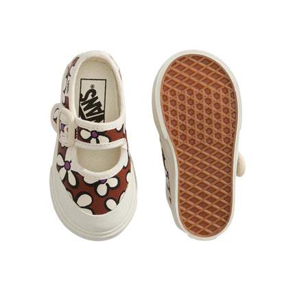 Vans Mary Jane Painted Floral Mini Rust