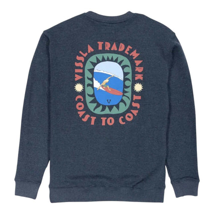 Vissla Coastal Life Eco Fleece Crewneck Blh