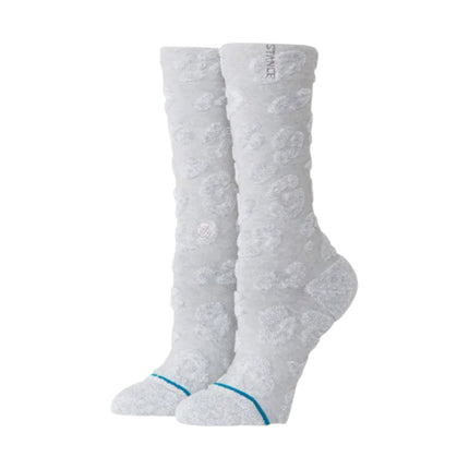 Stance Terry Cheetah Crew Heather Grey