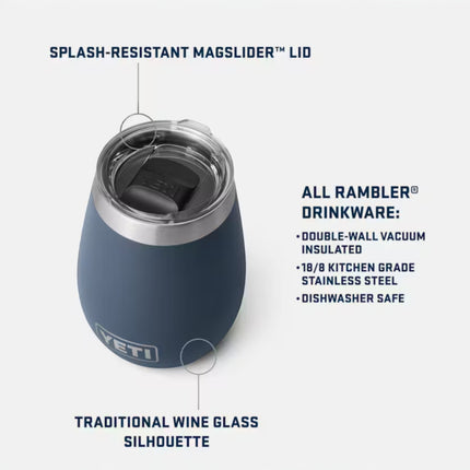 Yeti Rambler 10 Oz Wine Tumbler