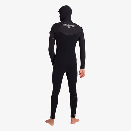 Billabong Men Furnace Ultra 6/5 Gullwing Zip Hooded Fullsuit (Blk)