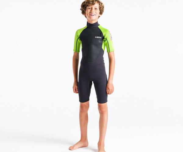 C-Skins Element 3/2 Junior Shorty Lime – Natural High Surfshop
