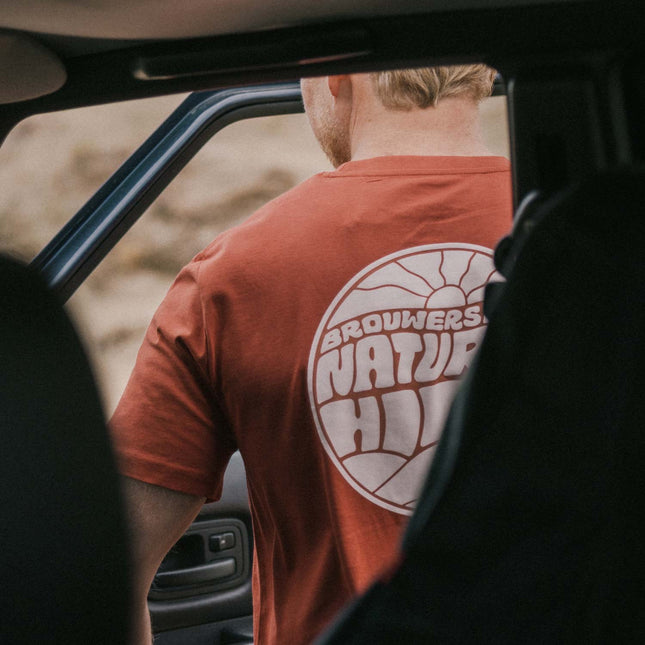 Natural High Icon Logo Tee Earthy Red