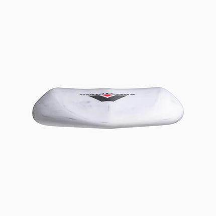 Natural High Surfshop Armstrong Wing FG Foilboard, white with grey marbling and red/black logo.