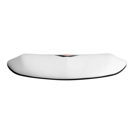 Natural High Surfshop Armstrong WKT Mk II white surfboard with black rail and red logo detail