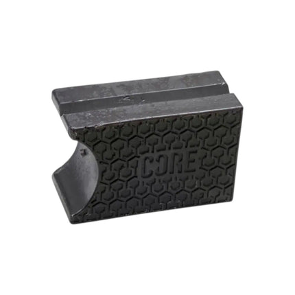 Natural High Surfshop Centrano Core Epic Skate Wax block with honeycomb texture and grooved top.