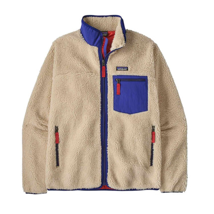 Patagonia Classic Retro-X Jacket Dark Natural w/Cobalt Blue