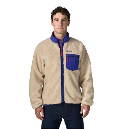 Patagonia Classic Retro-X Jacket Dark Natural w/Cobalt Blue