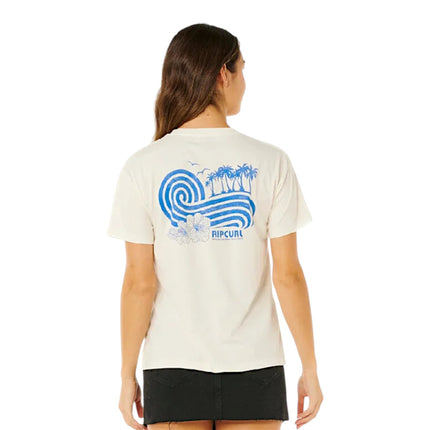 Rip Curl Ocean Break Relaxed Tee White